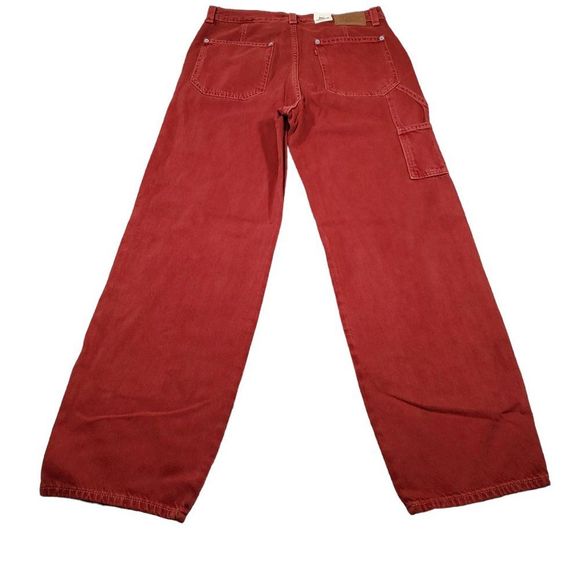 Levi’s Premium Dad Utility Jeans Baggy Loose Relaxed Straight Leg Red 28 x 30 - Picture 3 of 13